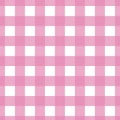 Seamless pattern pink buffalo plaid vector illustration